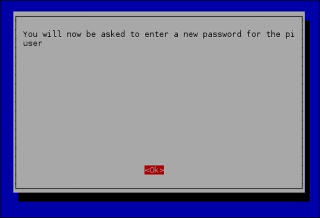 Changing the default password for the Raspberry Pi