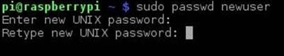 Changing another user's password