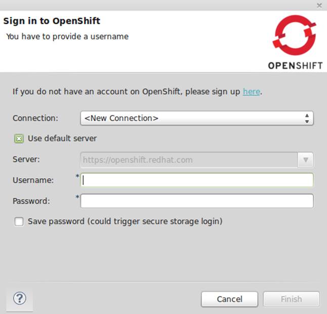 Sign In to OpenShift