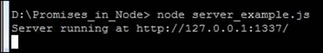 A simple node server