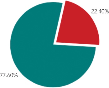 Without effective labeling, pie charts can be difficult to interpret.