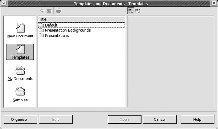 Templates and Documents—Templates