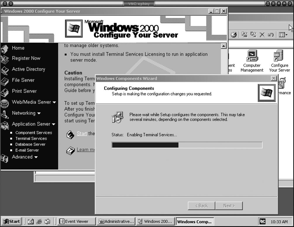 Configuring Terminal Services in Windows 2000 and Windows Server 2003