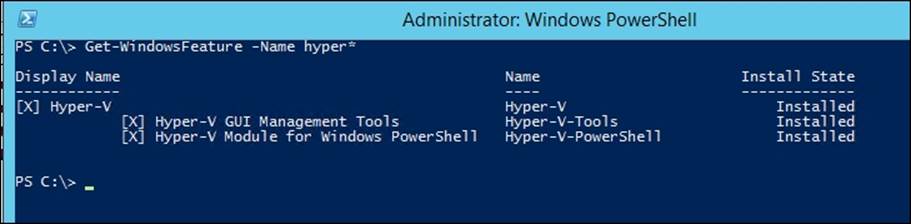 Installing and configuring Hyper-V using PowerShell