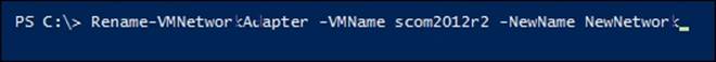 Adding, removing, and renaming virtual machine network adapters