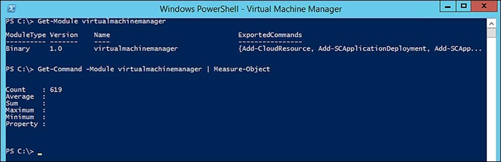 PowerShell cmdlets in integration with SCVMM