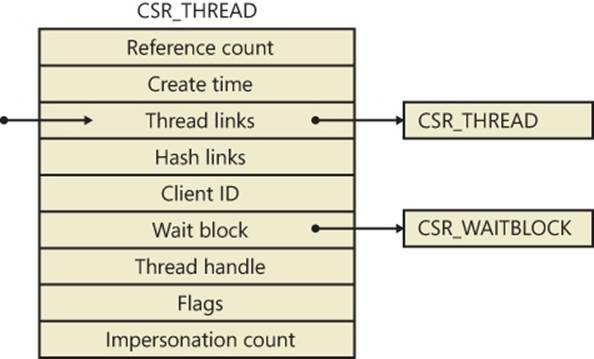 Fields of the CSR thread
