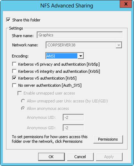 You can use NFS sharing to share resources between Windows and UNIX computers.