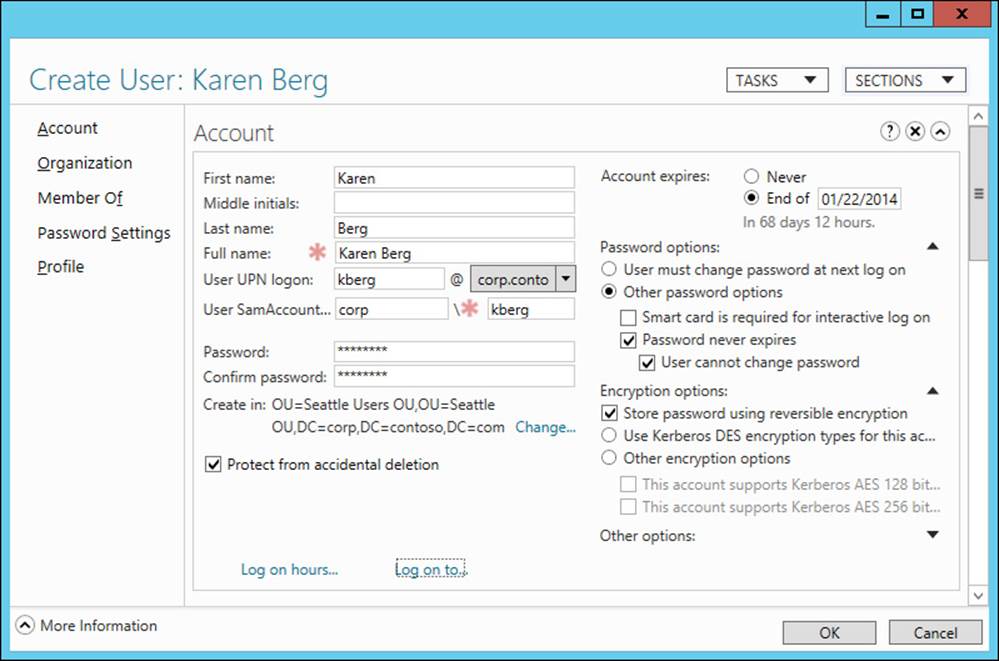 Password options. Middle name в Active Directory. Unlock account in Active Directory. Create New user account. Create New password user.