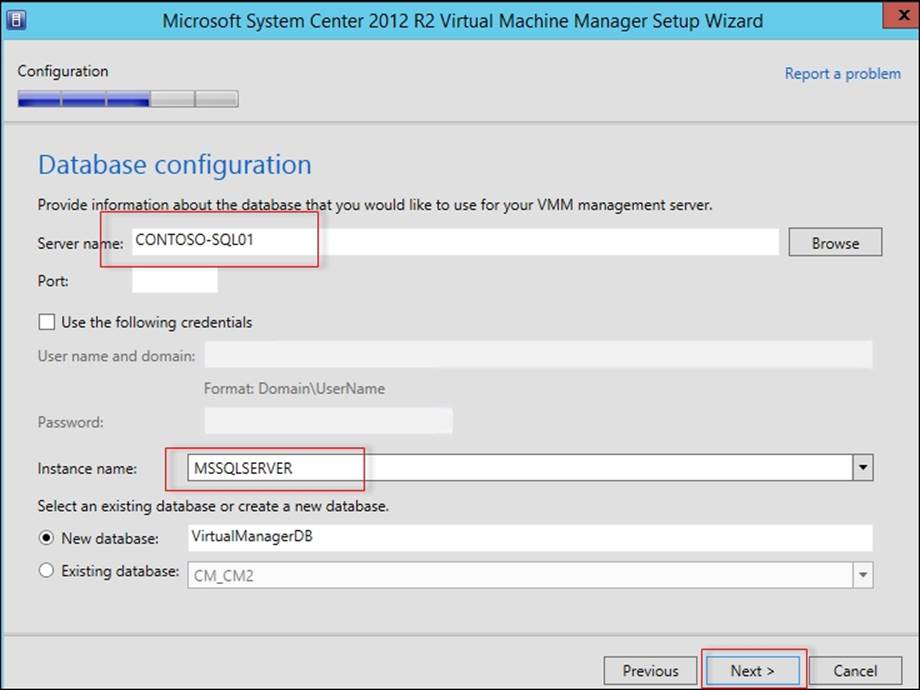 Installing System Center 2012 R2 Virtual Machine Manager