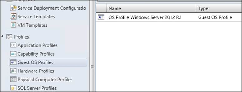 Creating Guest OS profiles