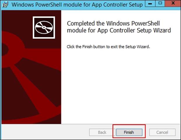 Installing the PowerShell module to manage App Controller