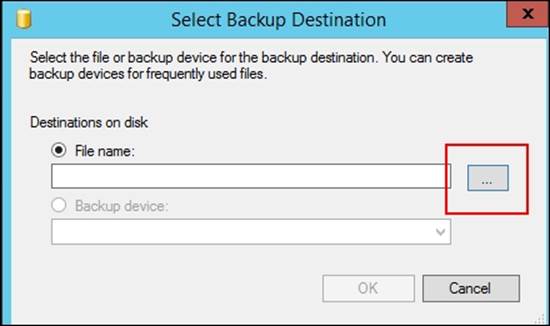 Backing up App Controller