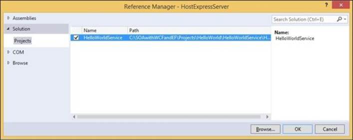 Creating the host application
