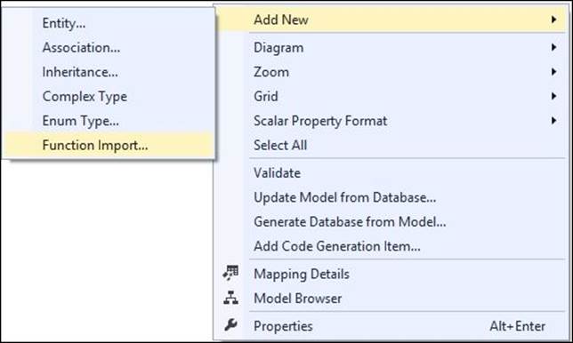 Mapping a stored procedure to an existing entity class