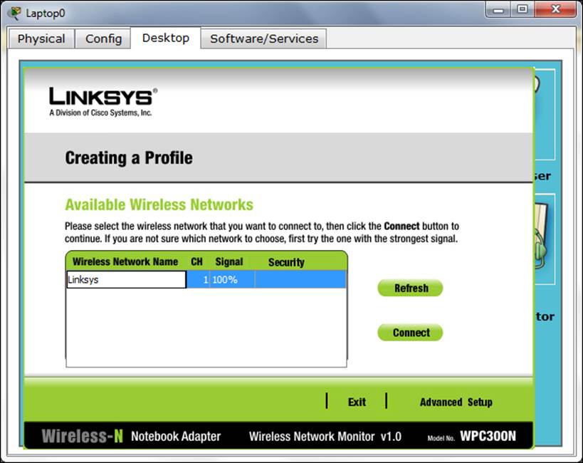 Configuring a Linksys access point