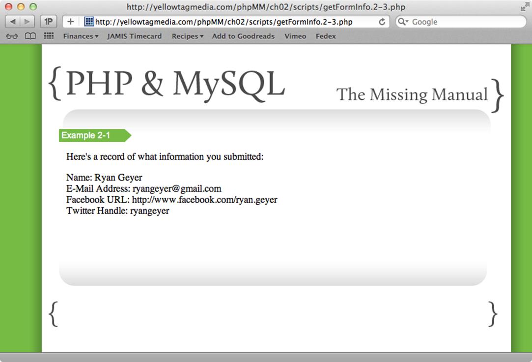 PHP doesn&rsquo;t care if text is in a variable like $_REQUEST, a variable you&rsquo;ve created yourself, or in quotes. It treats all text exactly the same.