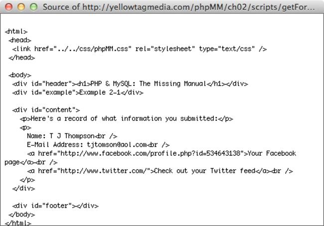 Once again, View Source is your friend. In most browsers, this option is under the View menu, the Page menu, or available by rightclicking on your page. Make sure you can view your page&rsquo;s source; it&rsquo;s what&rsquo;s really getting sent to the browser, no matter how things actually look on your screen.