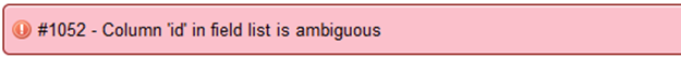 MySQL has a low tolerance for ambiguity