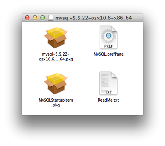 The MySQL Mac OS X package contains lots of goodies