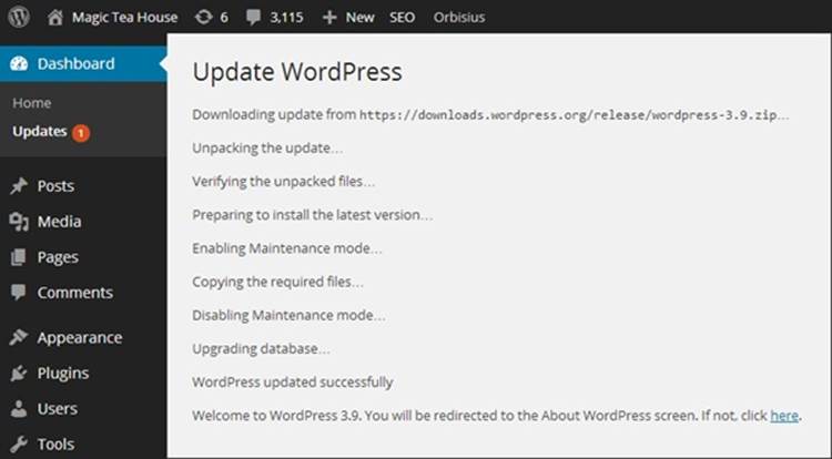 Breathe easy: WordPress is up to date once more.