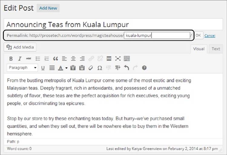 Here, you’re cutting the unwieldy slug “announcing-teas-from-kuala-lumpur” down to size.