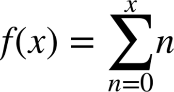 A simple math summation