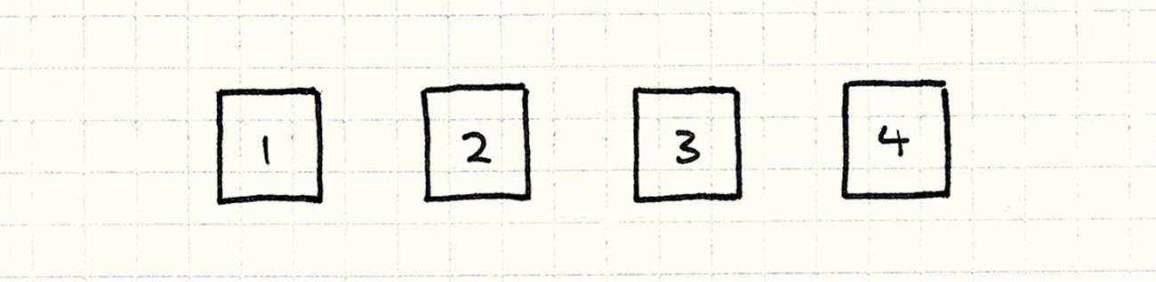 A series of number literal objects.
