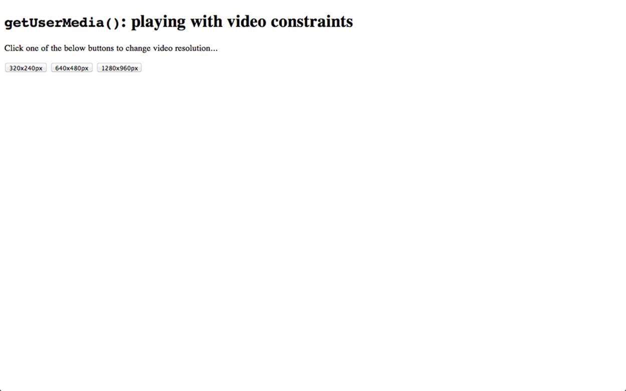 A simple HTML page showing the use of _constraints_ in Chrome