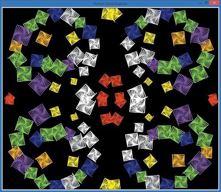 With our interactive kaleidoscope program, you can create any reflected pattern you wish!
