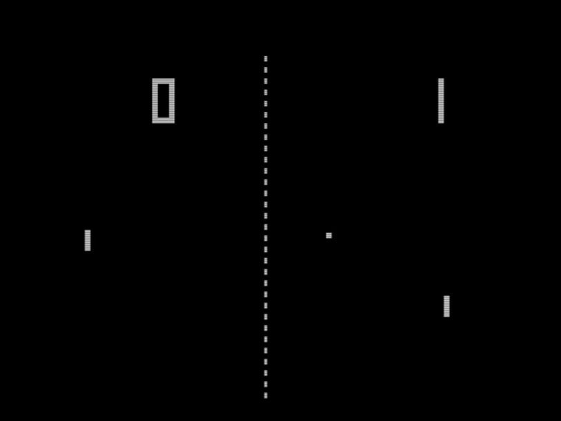 Atari’s famous Pong game from 1972