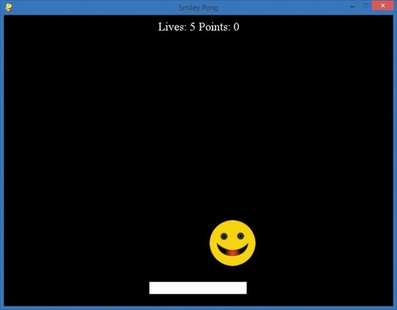 The Smiley Pong game we’ll build