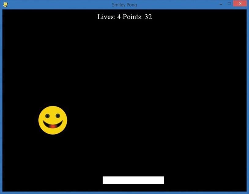 Smiley Pong, version 1.0, is becoming a real game!