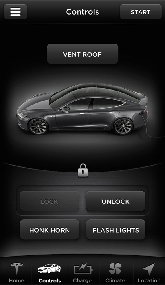 Tesla iPhone App