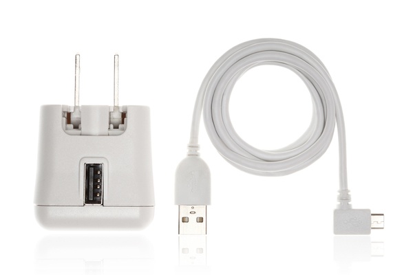 The USB power adapter and cable