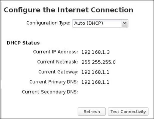 Acquiring automatic configurations from DHCP