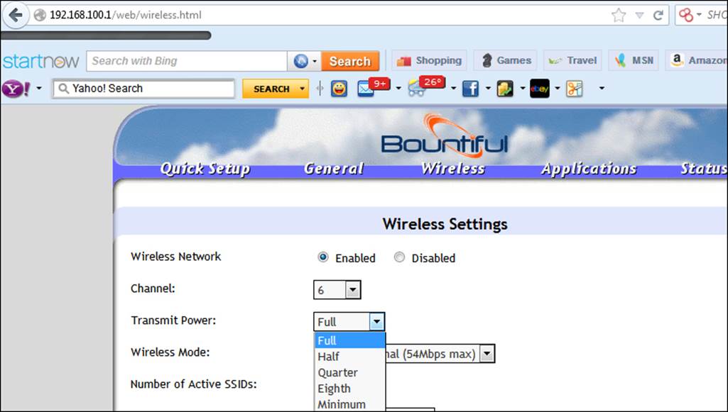 Configuring initial wireless security