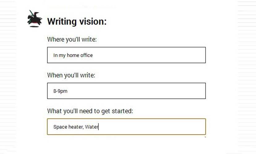 My plan to write each night, from twords.2lch.com