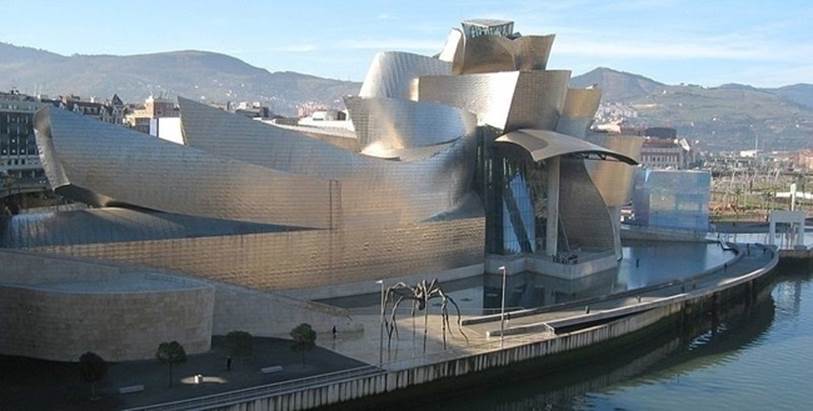 The Bilbao Guggenheim Museum, designed by Frank GehryWikimedia Commons: