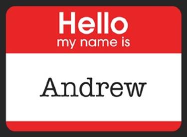 Hello, my name is Andrew