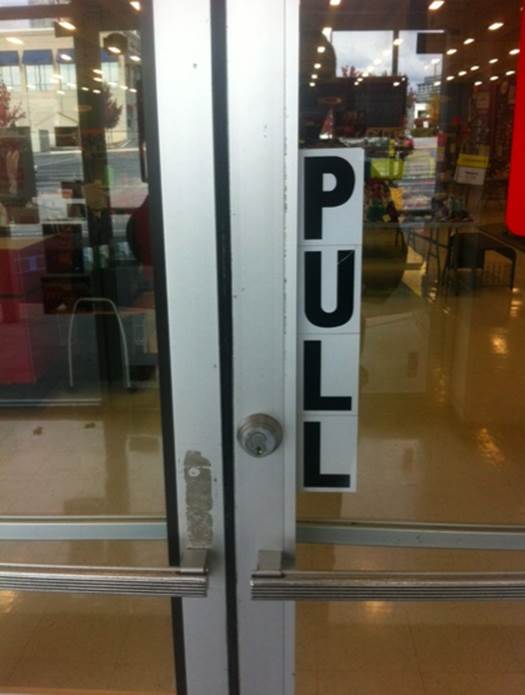 A door leading into a retail storePhoto by author.