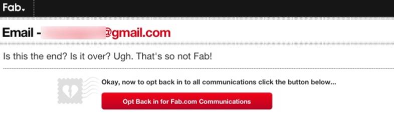 The “dark pattern” of accidentally resubscribing to Fab.com takes advantage of learned invariants