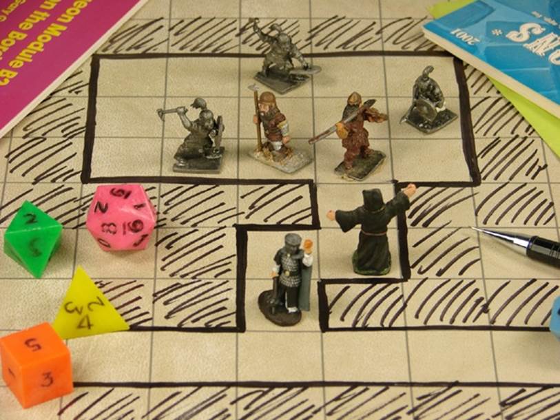 A game of Dungeons & Dragons, in progressPhoto by David Fiorito.