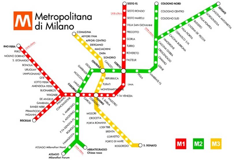 A modern subway map provides a composition of semantic information—an abstracted model, disconnected from the literal shape of streets above-ground; it’s an early example of infrastructure that allows people to navigate by label more than physical structuresWikimedia Commons: