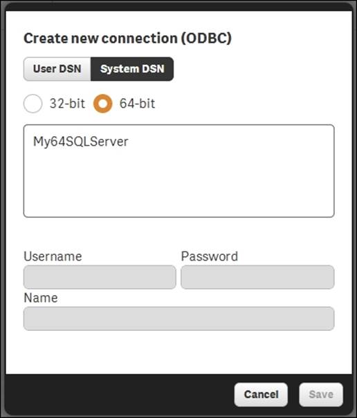 Creating a database connection