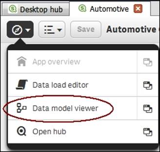Using Data model viewer