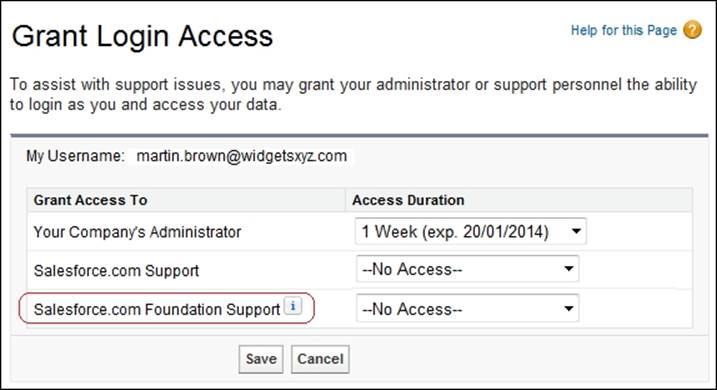 A how-to guide to help users grant login access to you