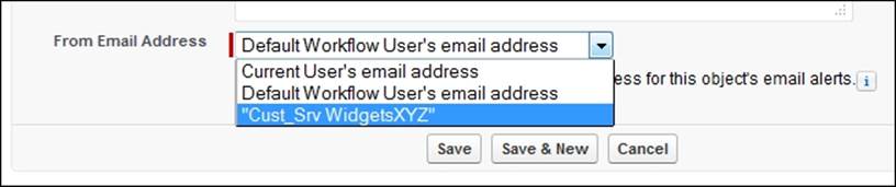 Organization-wide e-mail addresses