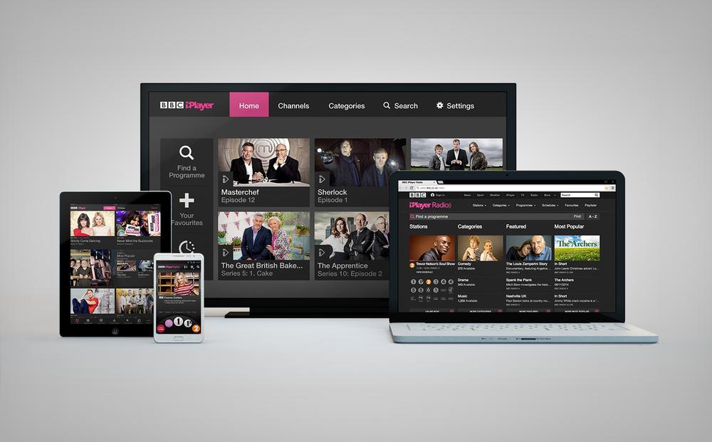 BBC iPlayer can be used on connected TVs, smartphones, tablets, PCs, game consoles, and set-top boxes (image: BBC)