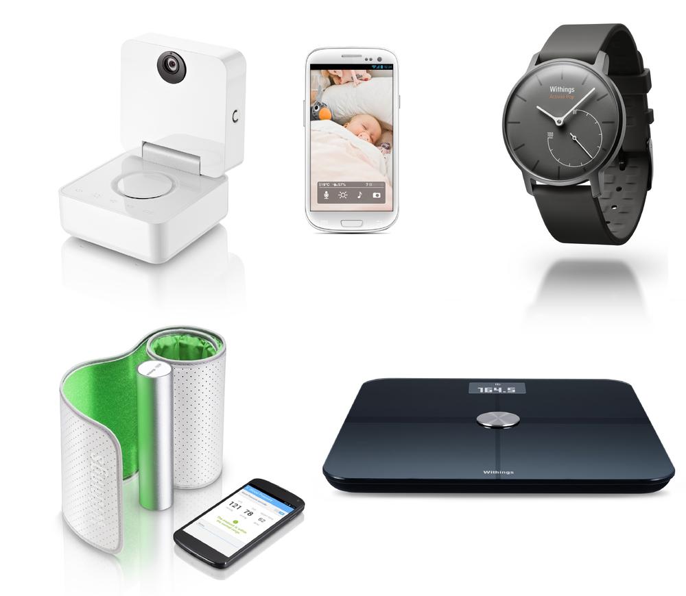 The Withings ecosystem of devices (images: Withings)